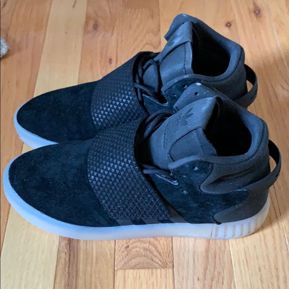 Adidas suede tubular sneakers